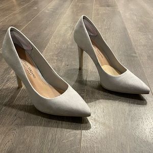 Christan Siriano Grey Heels